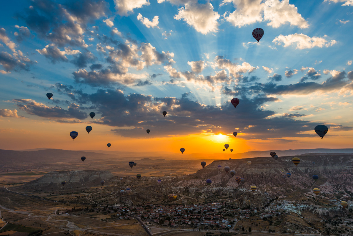 Take to the skies: hot air ballooning in Cappadocia